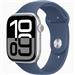 ساعت هوشمند اپل ساعت هوشمند اپل واچ S10 جت بلک با بند اسپرت سیلیکون 46mm